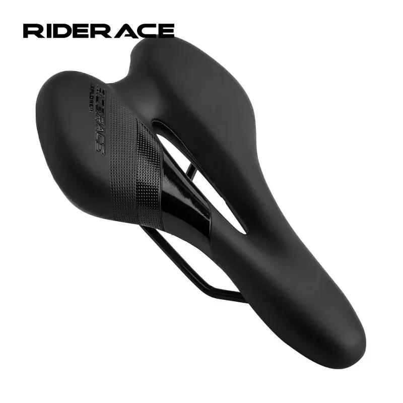 Selle de vélo creuse en cuir PU pour hommes et femmes