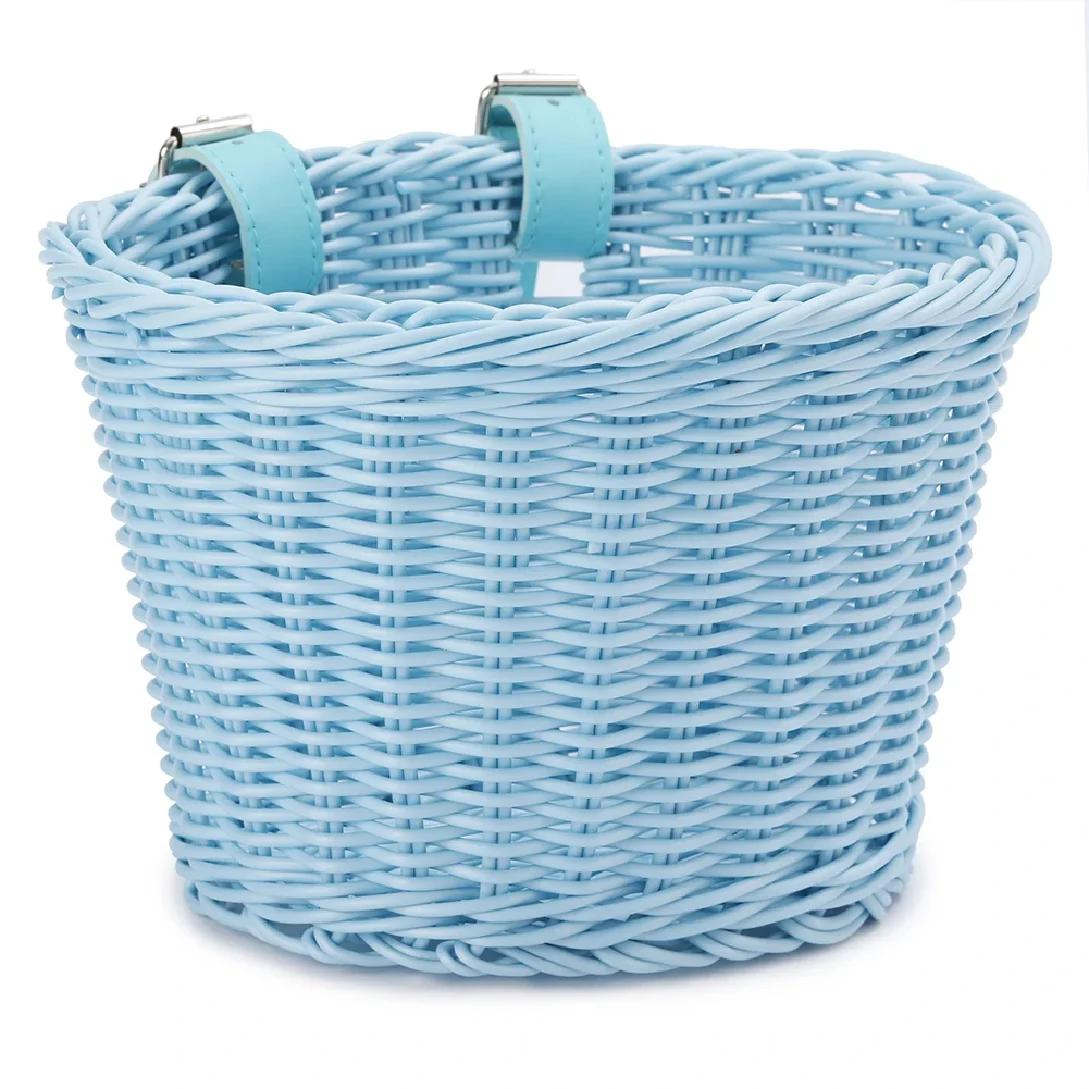Panier avant de vélo multifonction en rotin, panier de vélo imperméable, panier de vélo traditionnel, cadeau vintage pour collègues et amis