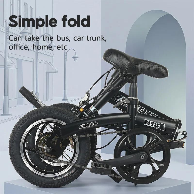 Vélo pliant pour adultes et adolescents, vélo de montagne tout-terrain, léger et portable