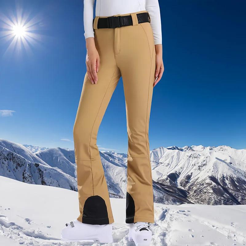Pantalons de snowboard pantalons de Ski thermiques d'hiver nouveaux pantalons de neige pour femmes coupe ajustée vêtements imperméables pantalons de Ski coupe-vent en plein air