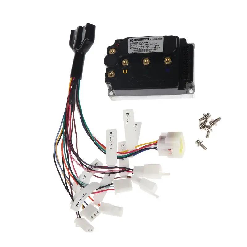 Contrôleur de moteur miniature Fardriver ND72260 80A 260A pour vélo électrique, trottinette électrique, solution légère à haut rendement