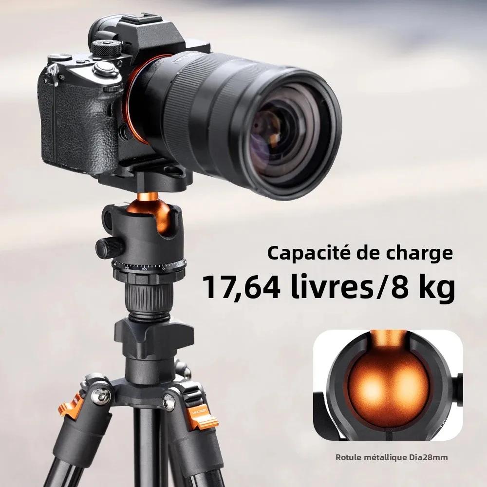 K&F CONCEPT Trépied de voyage portable pour appareil photo