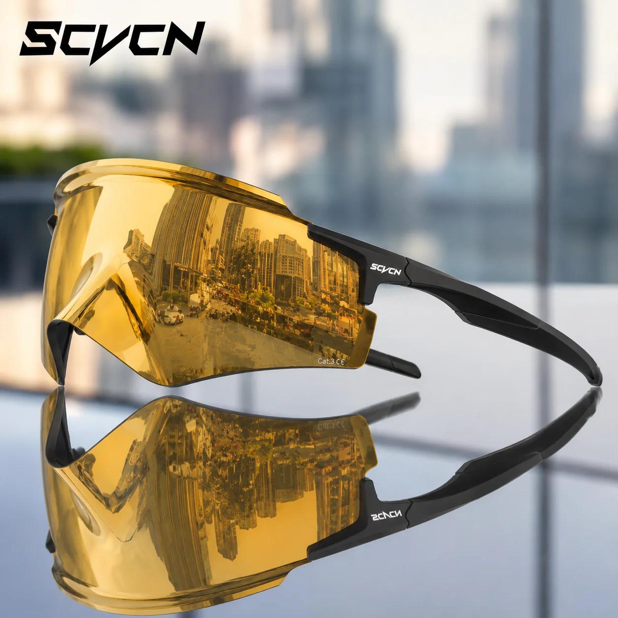 Scvcn hommes lunettes de cyclisme Sport de plein air
