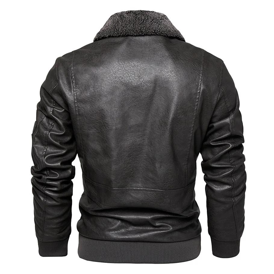 Vestes de moto en cuir PU imbibées de sourire pour hommes