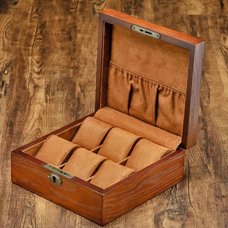Boîte de montre en bois boîtes