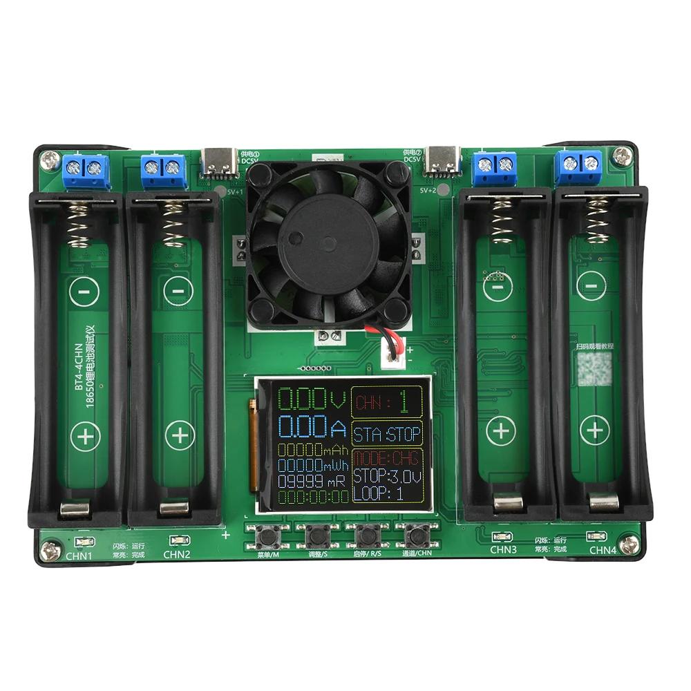 Testeur de capacité de batterie avec écran LCD 2Ch 4CH MAh MWh