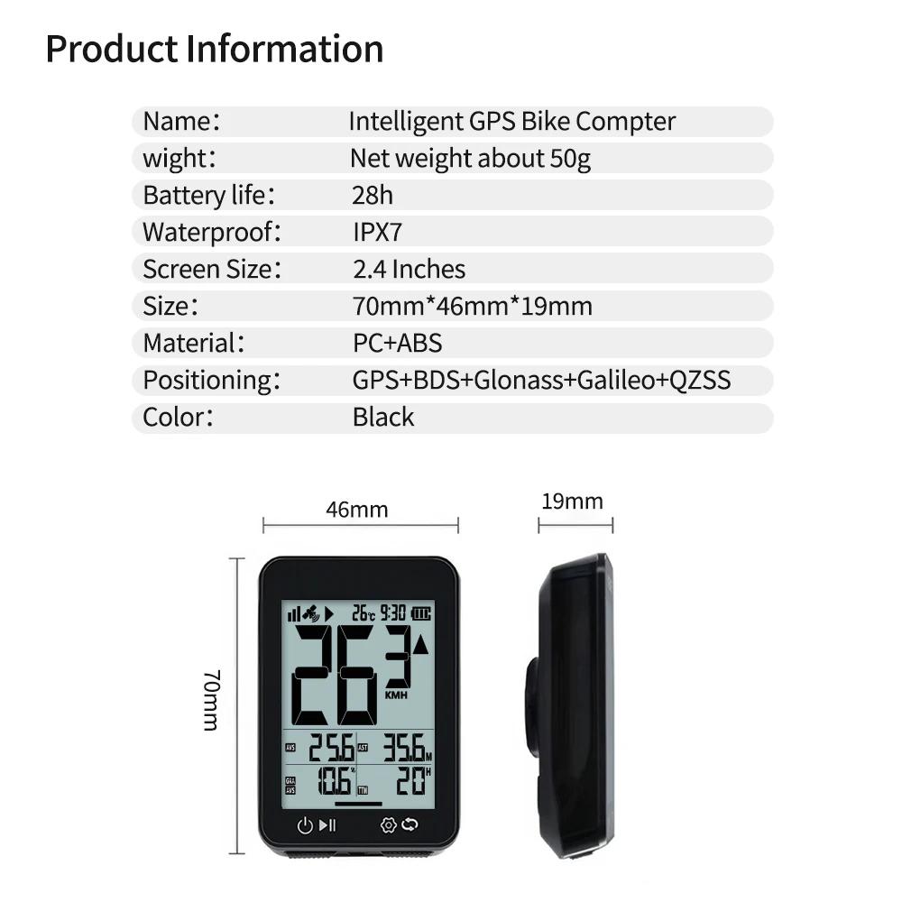 Ordinateur de vélo GPS sans fil