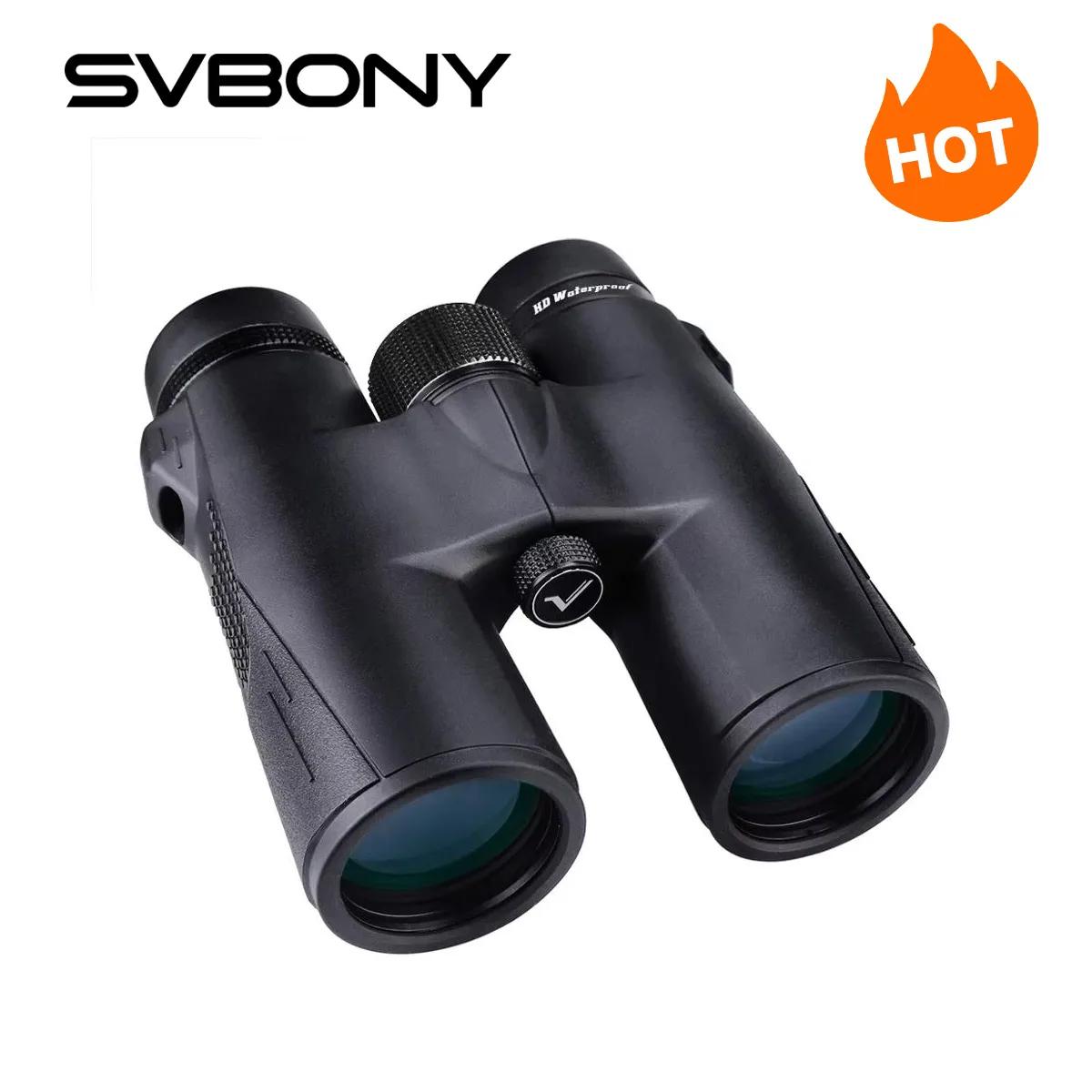 SVBONY Télescope d'observation des oiseaux SV47 Jumelles puissantes 8x32/8x42/10x42 Équipement de camping professionnel 