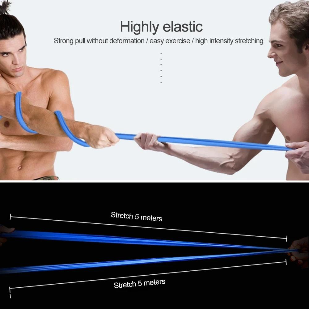 Bandes élastiques de yoga portables, pilates, cercle de hanche, extenseur, latex, tension, gym, famille, musculation, ceinture 02/10/2018