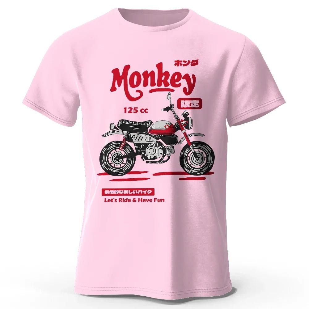 T-shirt vintage avec dessin de moto
