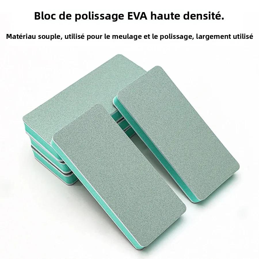 Blocs de polissage des ongles double face