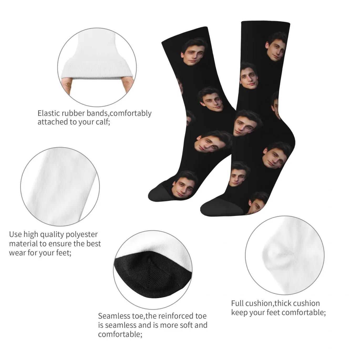 Chaussettes personnalisées en forme de visage