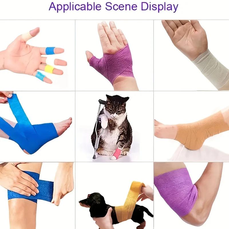 Bandage sportif élastique auto-adhésif