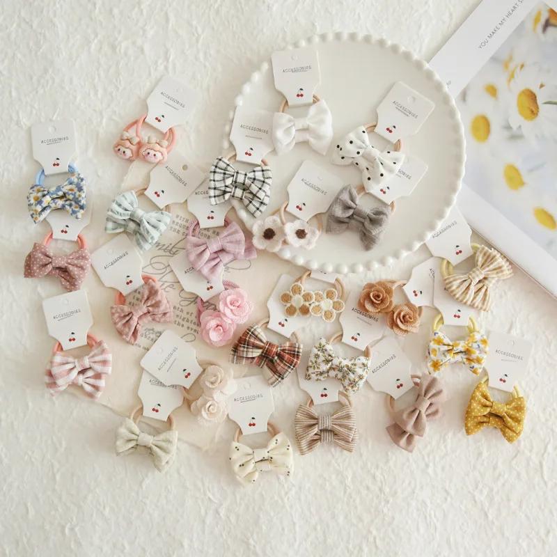 Noeud élastique pour cheveux d'enfants