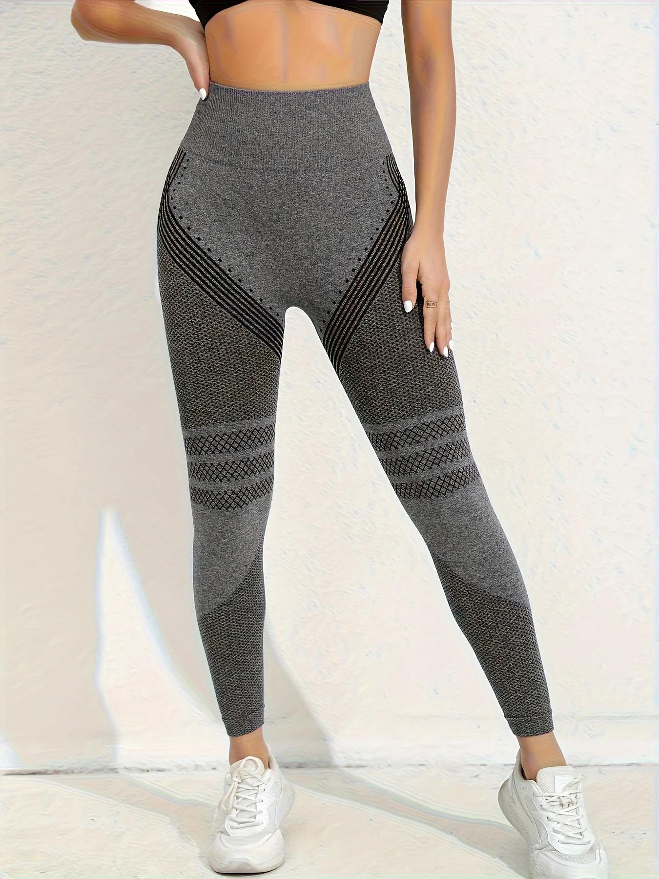 Leggings de sport séchage rapide taille haute - Yoga et musculation sans couture