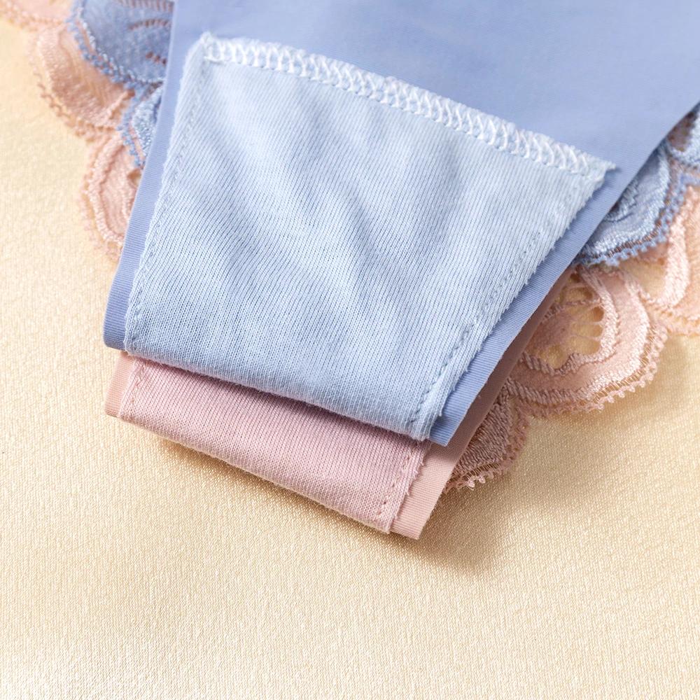 Culotte Sexy en Dentelle Sans Couture pour Femme, Sous-Vêtement Confortable, Doux et Respirant, Lingerie Brodée, Nouvelle Collection