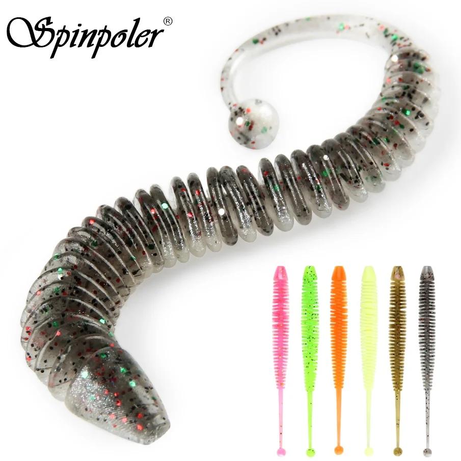 Spinpoler nouvelle queue d'écureuil leurre souple appât de pêche ver route sous-appât
