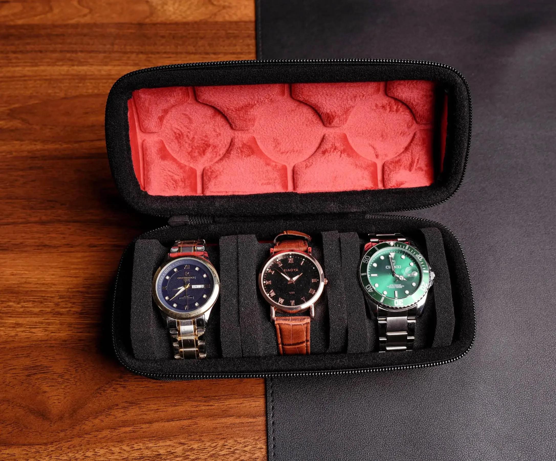 Organisateur de boîte de montre pour hommes