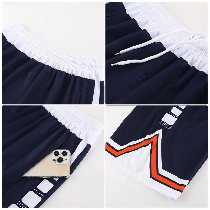 Ensemble basket 2 pièces sportif - Chemise course et short tennis respirant grande taille fitness