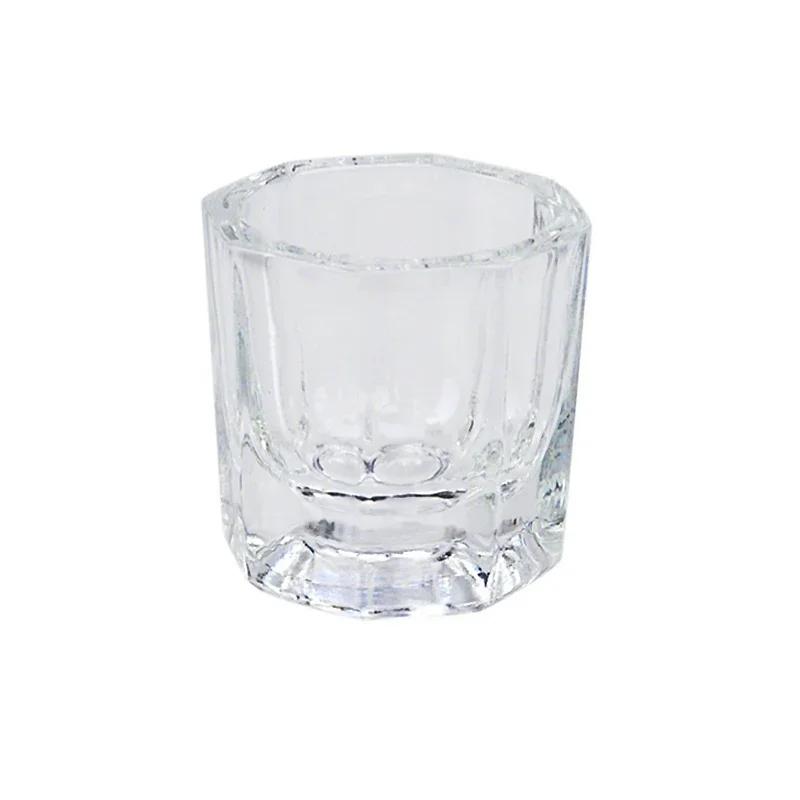 Plat Dappen en poudre acrylique en verre de cristal