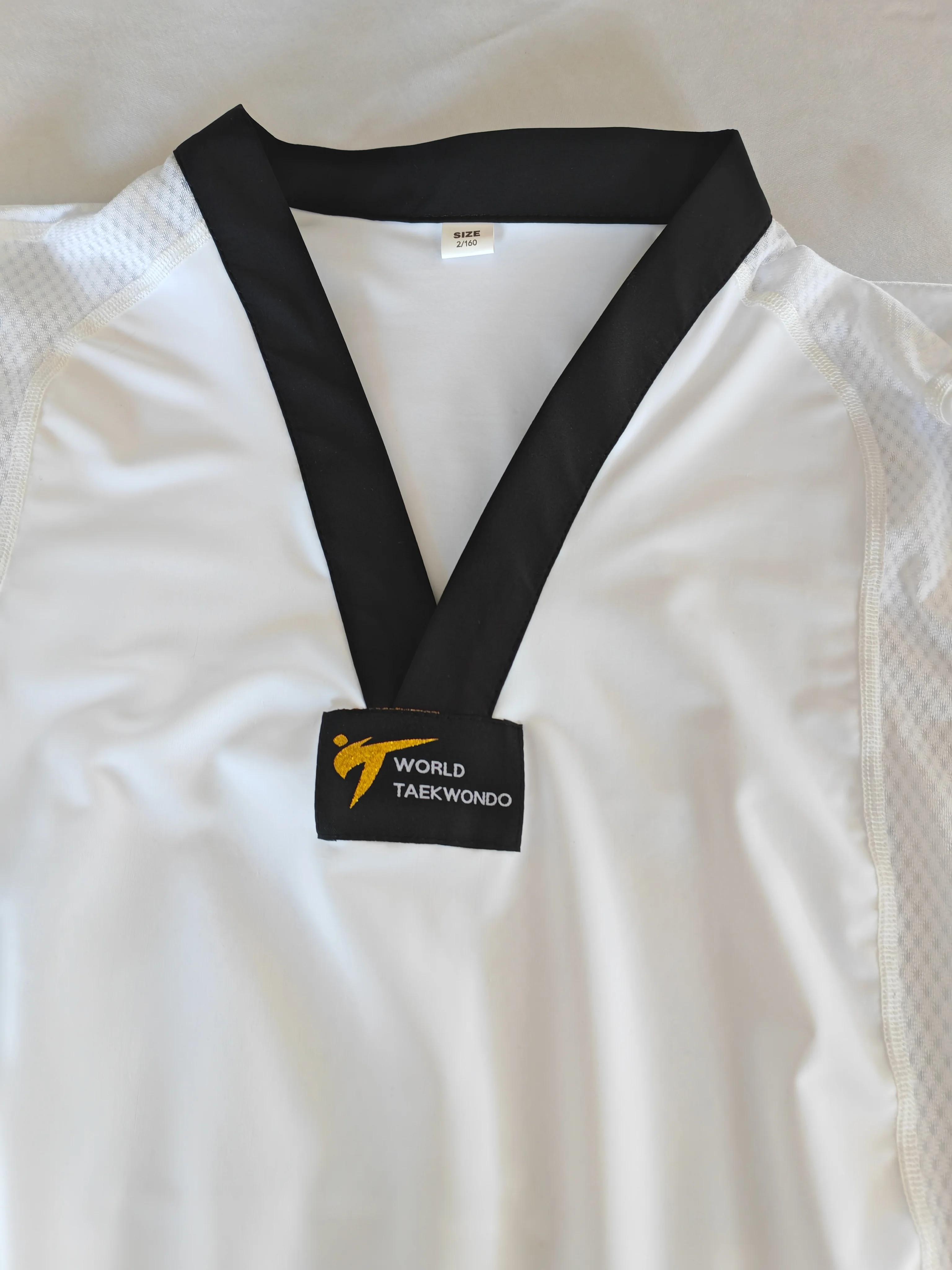 Uniforme taekwondo professionnel enfants adultes léger extensible compétition séchage rapide