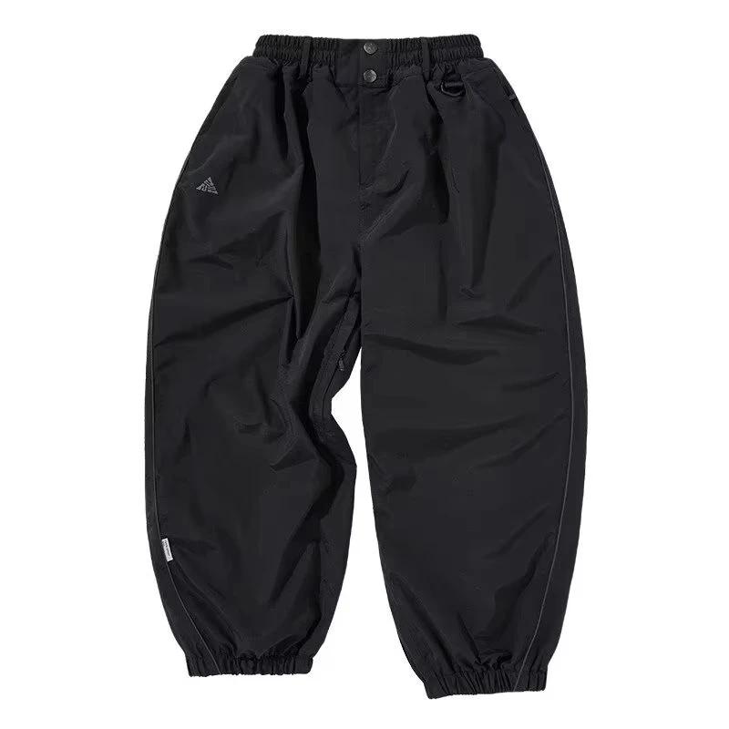 Pantalon de Ski homme femme simple planche imperméable coupe ample résistant à l'usure professionnel Double