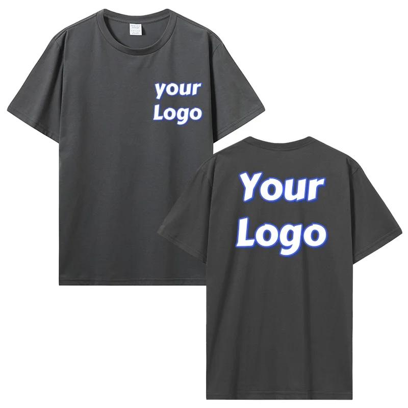 T-shirt imprimé personnalisé hommes femmes couverture en coton