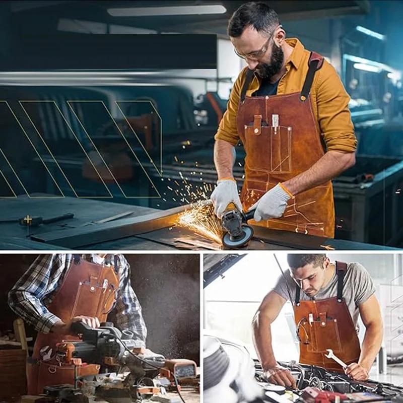 Tablier de travail de soudage robuste
