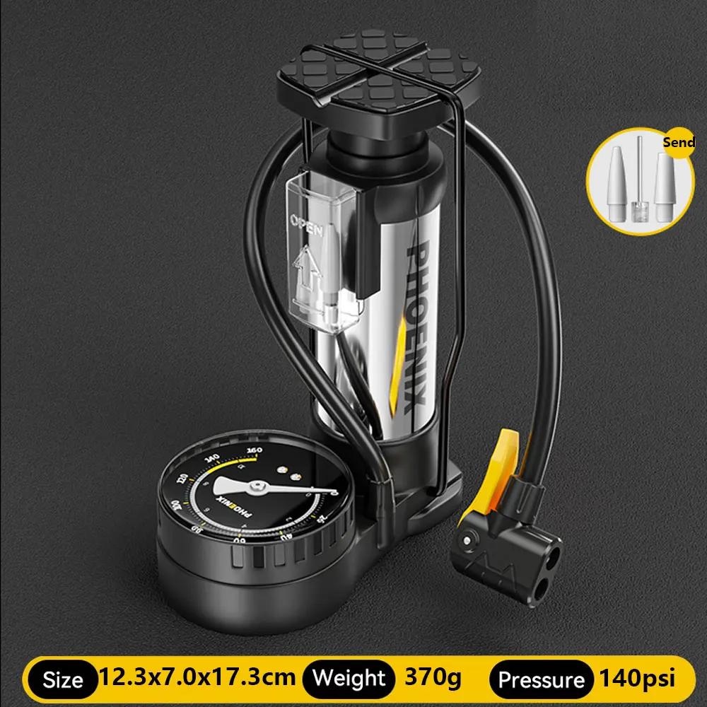 XUNTING Double cylindre vtt haute pression 150 PSI pompe à vélo Portable