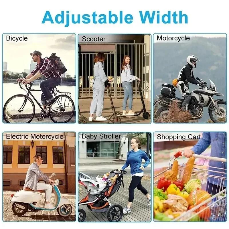 VIKEFON 360 ° Support de téléphone de vélo électrique rotatif pour iPhone équitation vtt