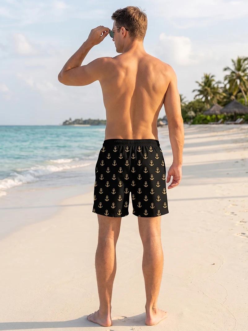 Maillot de bain 2 en 1 imprimé 3D pour hommes