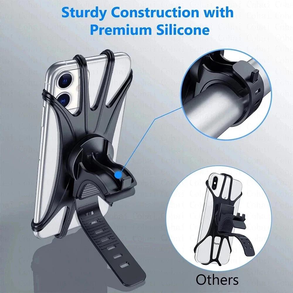 Support de téléphone pour vélo, support de téléphone portable pour moto, adapté à divers modèles de téléphones