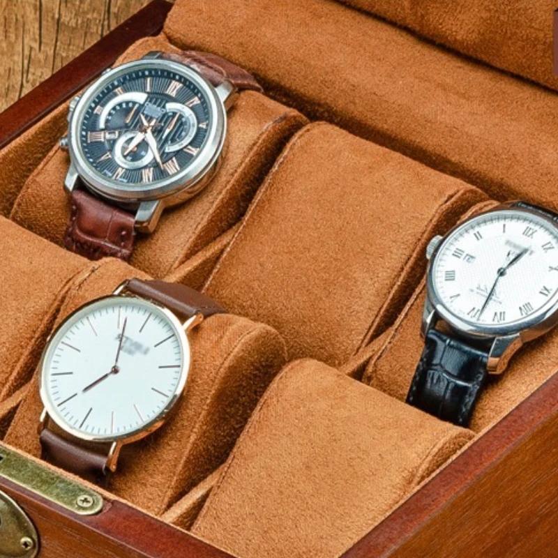Boîte de montre en bois boîtes