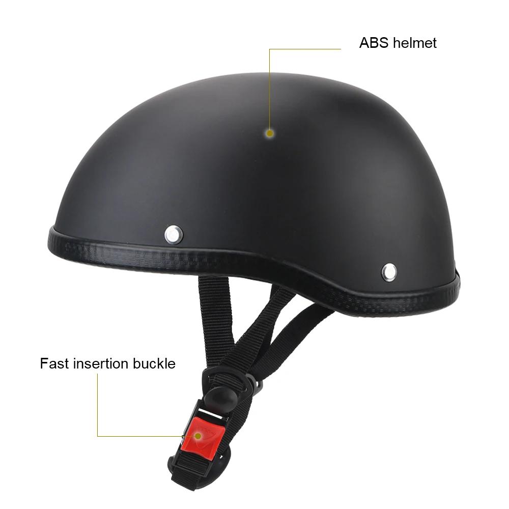 Casque de moto ultraléger unisexe rétro Vintage casque de sécurité cyclisme demi-visage casque de vélo vtt