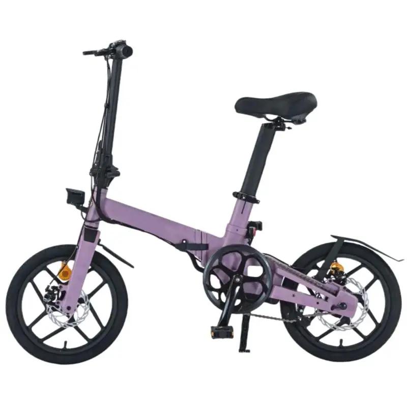 Mini Vélo Électrique Pliant de 16 Pouces, 250W, 36V, 40km d'Autonomie, pour la Ville, pour Adulte