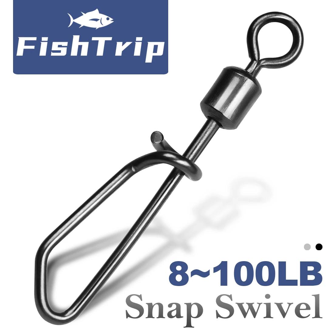 Pêche Snap pivotant 10 ~ 100 pièces lien secré Lok roulant émerillons leurres connexion