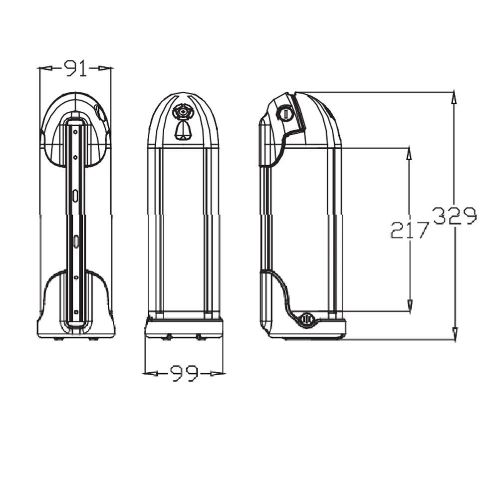 Bouteille d'eau pour vélo électrique