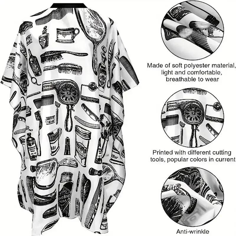 Tablier imperméable coloré pour salon de coiffure