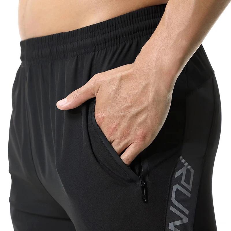 Pantalon de course réfléchissant homme - Fermeture éclair pour jogging
