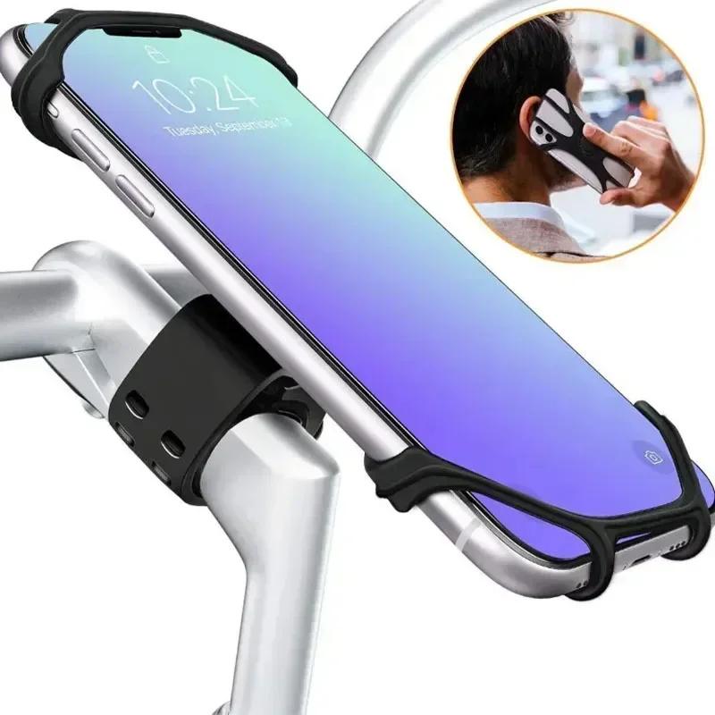 Support de téléphone pour vélo, support de téléphone portable pour moto, adapté à divers modèles de téléphones