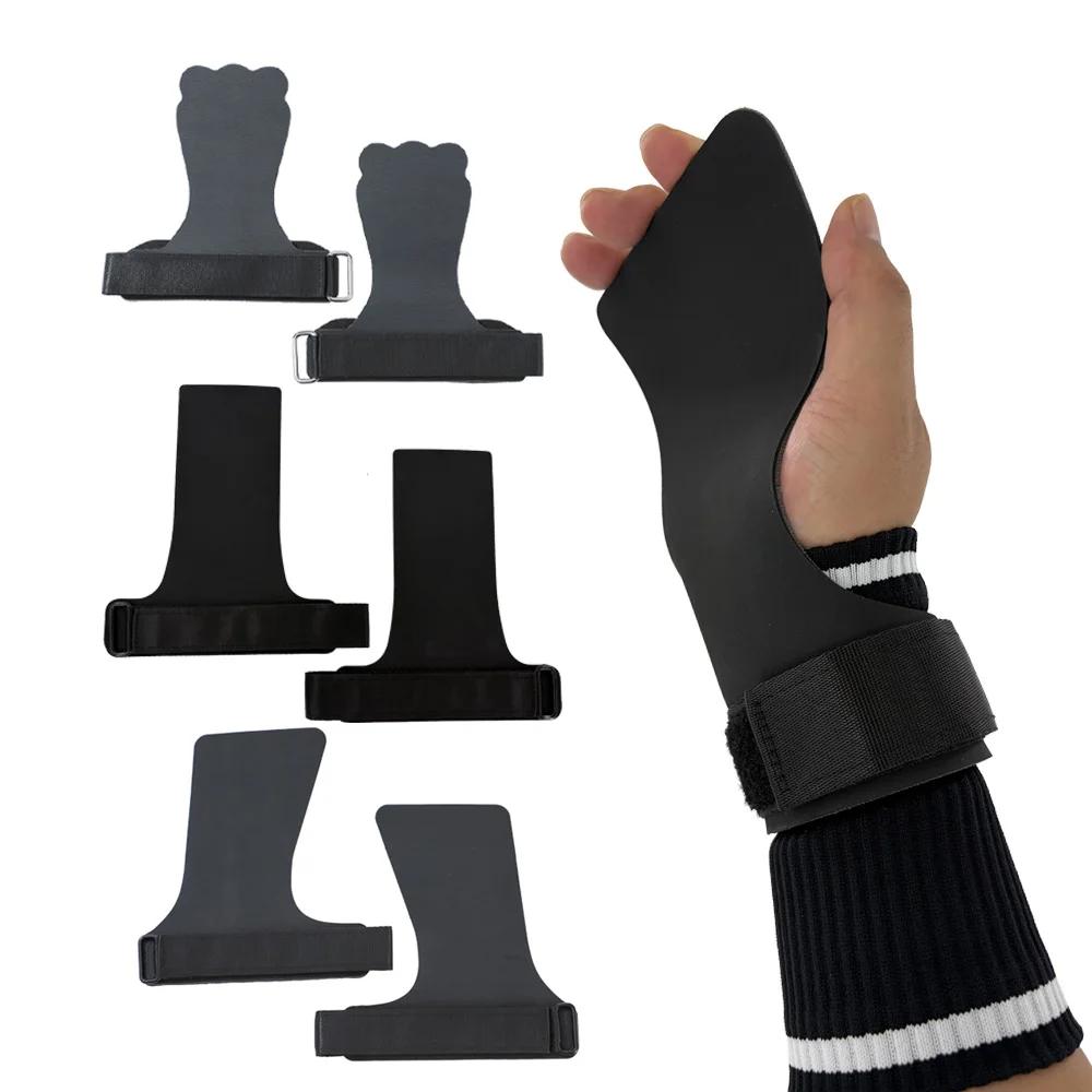 Une paire de poignées Hypalon sans trou pour Crossfit tractions entraînement croisé gymnastique WODS haltérophilie prote