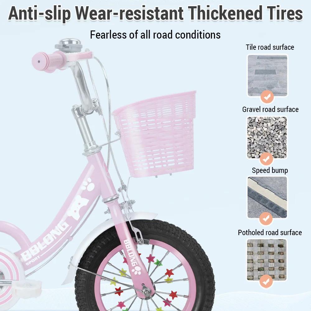 Vélo pour enfants de 12 à 20 pouces pour filles âgés de 3 à 13 ans