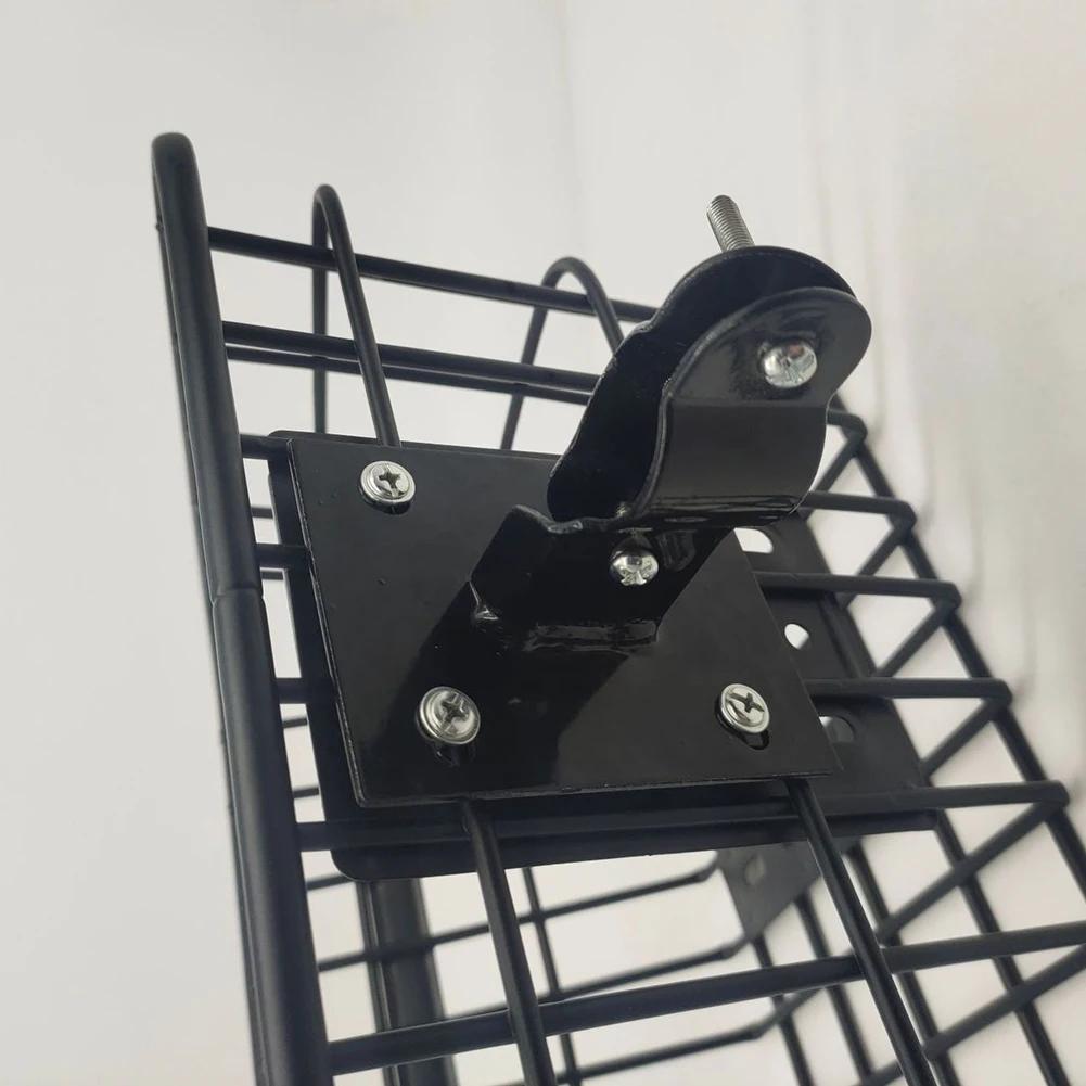Support de fixation pour panier de vélo, 1 pièce, support de fixation pour scooter, accessoire pour vélo électrique, pièces de cyclisme