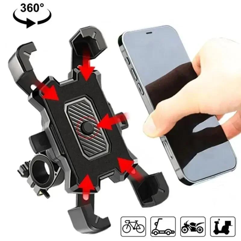 VIKEFON 360 ° Support de téléphone de vélo électrique rotatif pour iPhone équitation vtt