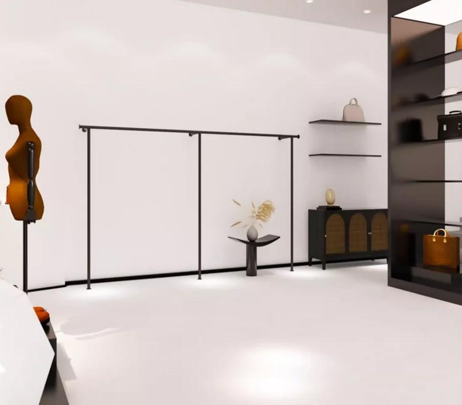 Présentoir mural pour magasin de vêtements