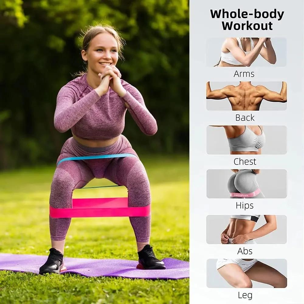 Bandes de résistance en caoutchouc pour yoga