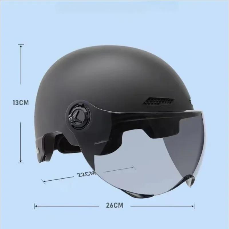 Casque de sécurité pour vélo électrique avec lunettes