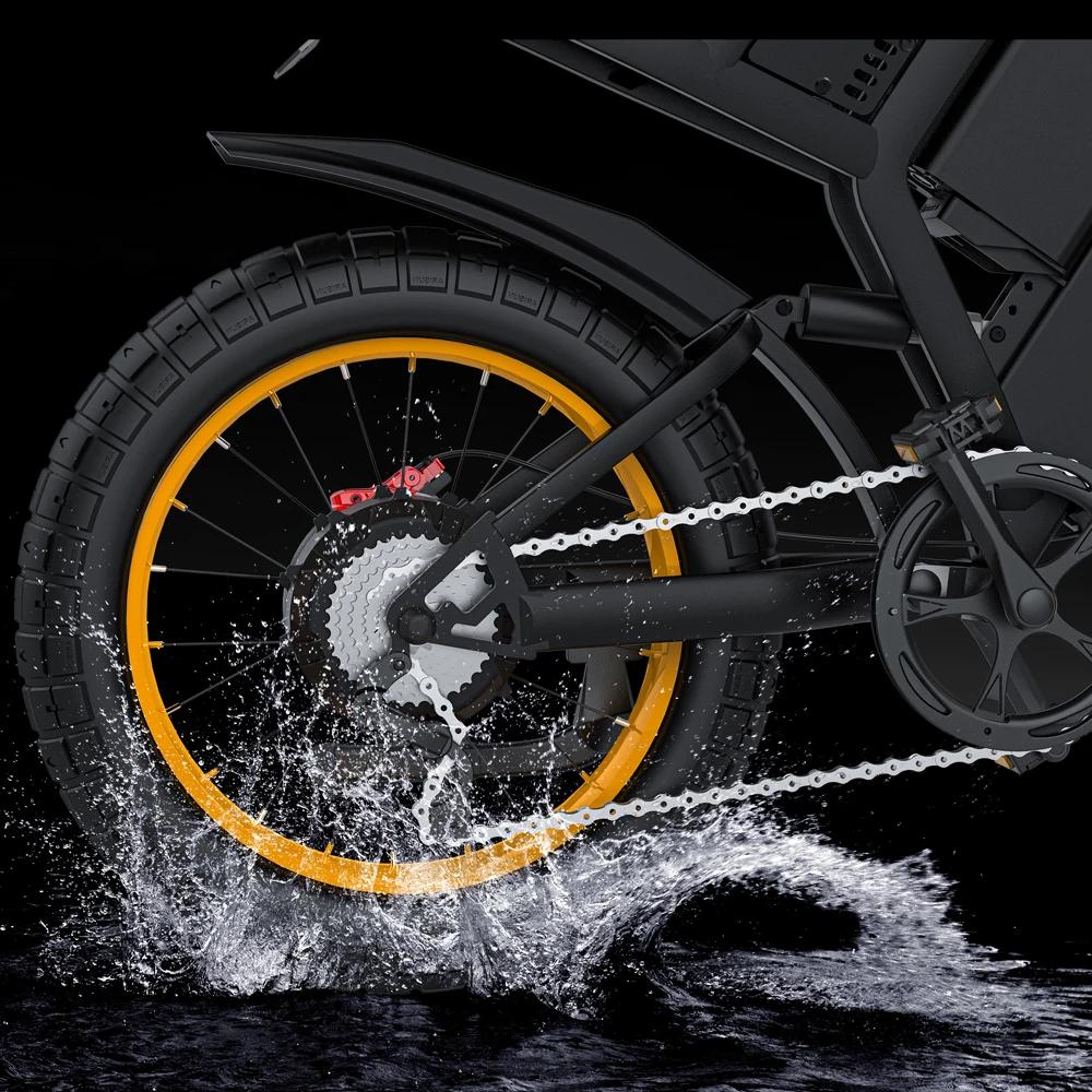 Vélo électrique Coswheel pour adultes, 2000W, 60V, moto tout-terrain, VTT, vélo électrique 20 pouces, Fatbike, motos électriques, E-bike