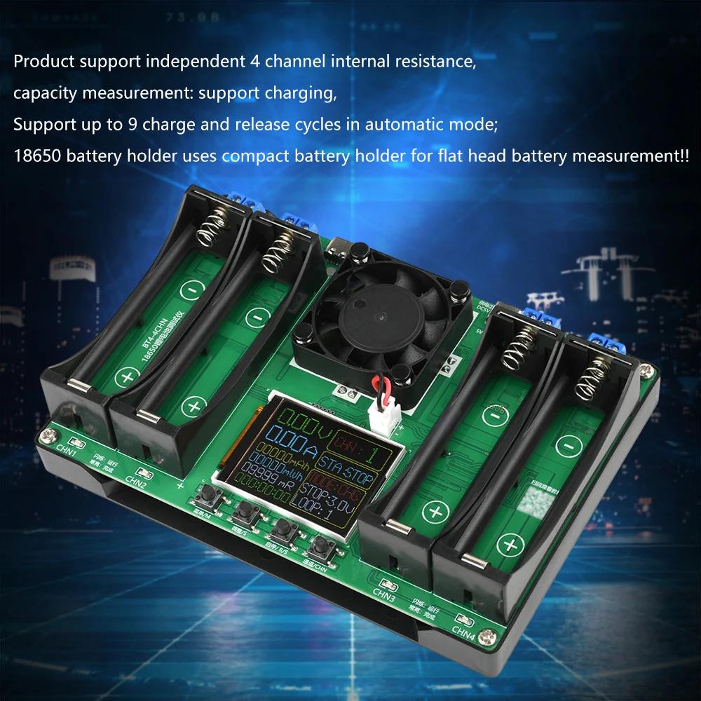 Testeur de capacité de batterie avec écran LCD 2Ch 4CH MAh MWh