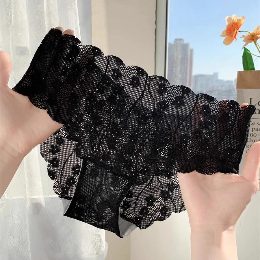 Culotte femme Slip sexy en dentelle pour femme Sous-vêtements tendances Sous-vêtements fins Lingerie sexy pour femme